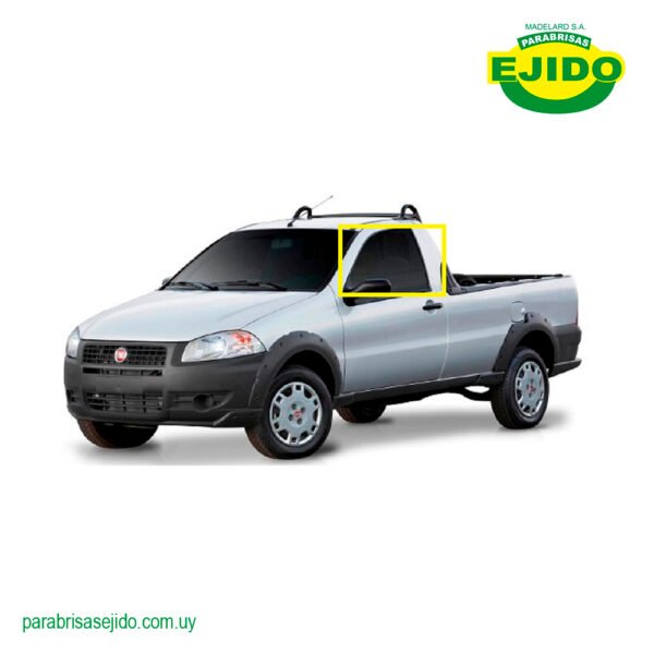 Vidrio puerta Fiat Strada año 1998 Importado Colocado