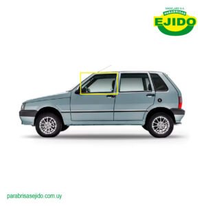 Vidrio puerta delantera Fiat Uno 4ptas año 1993 Colocado
