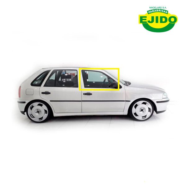 Vidrio puerta delantera Volkswagen Gol G2 4 ptas año 1996  Colocado