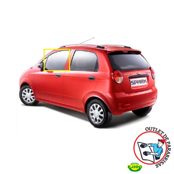 Vidrio Puerta Delantera Izquierda Chevrolet Spark año 2005