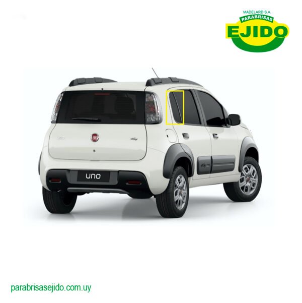 Vidrio Aleta Trasera Fiat Uno Evo año 2010