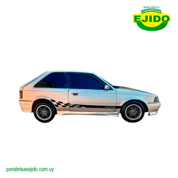 Vidrio Lateral Trasero Derecho Movil Mazda 323 2P año 1991 Importado