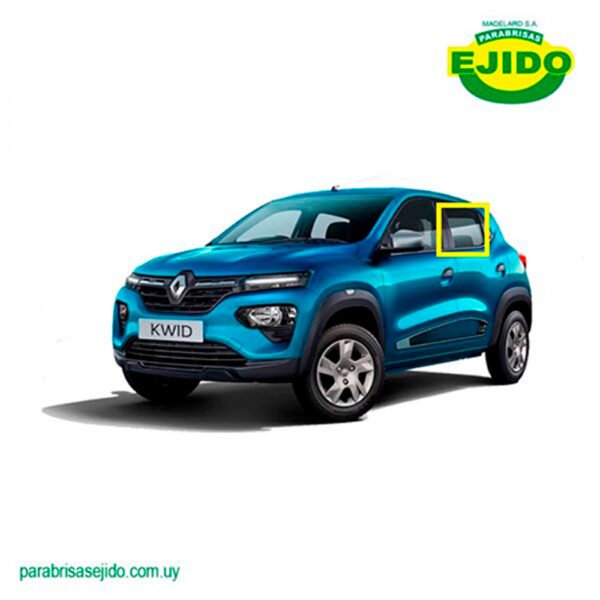 Vidrio de puerta trasero Renault Kiwd