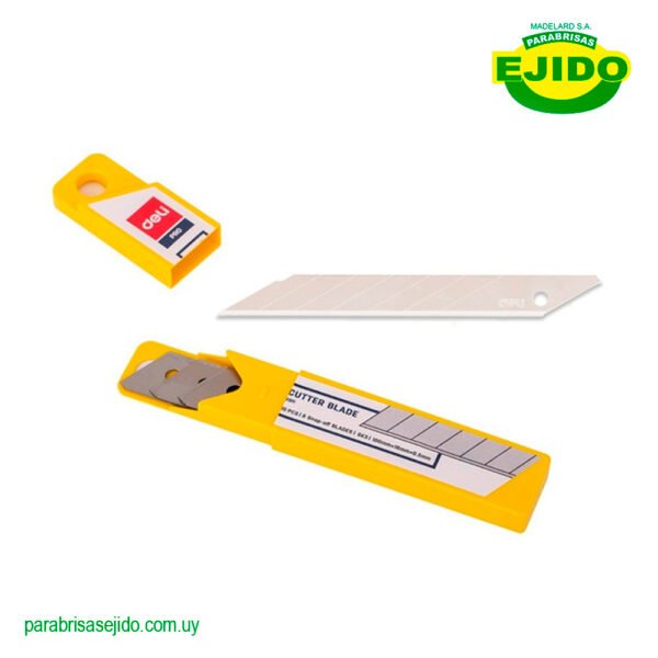 Tubo 10 Unidades Cuchilla / filo para trincheta 18mm x 10mm calidad premiun