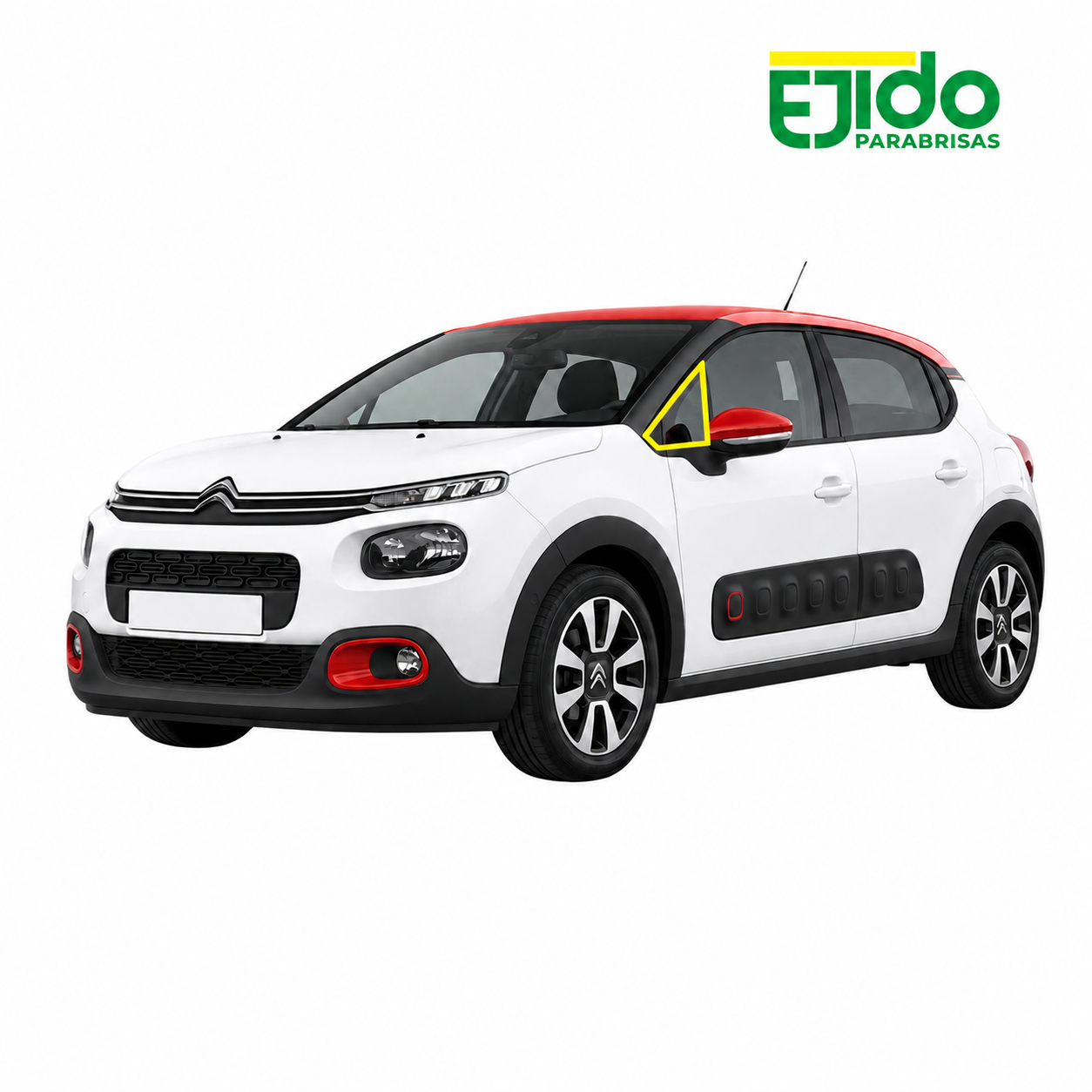 Vidrio Aleta Delantero Citroen C3 año 2016 / 2019
