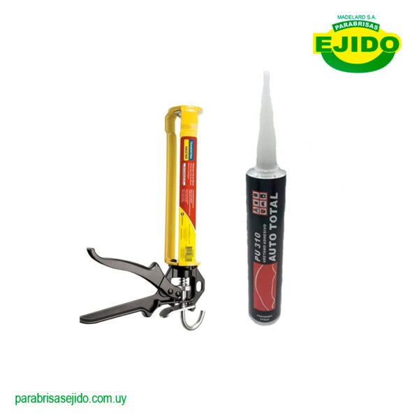 Kit Pistola De Silicona  + Tubo adhesivo Uretano 300ml