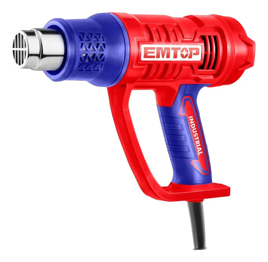 Pistola De Calor 2000w Con Accesorios Emtop
