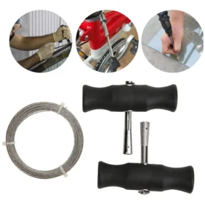 Kit De Herramienta Para sacar Parabrisas Alambre - 2 mangos