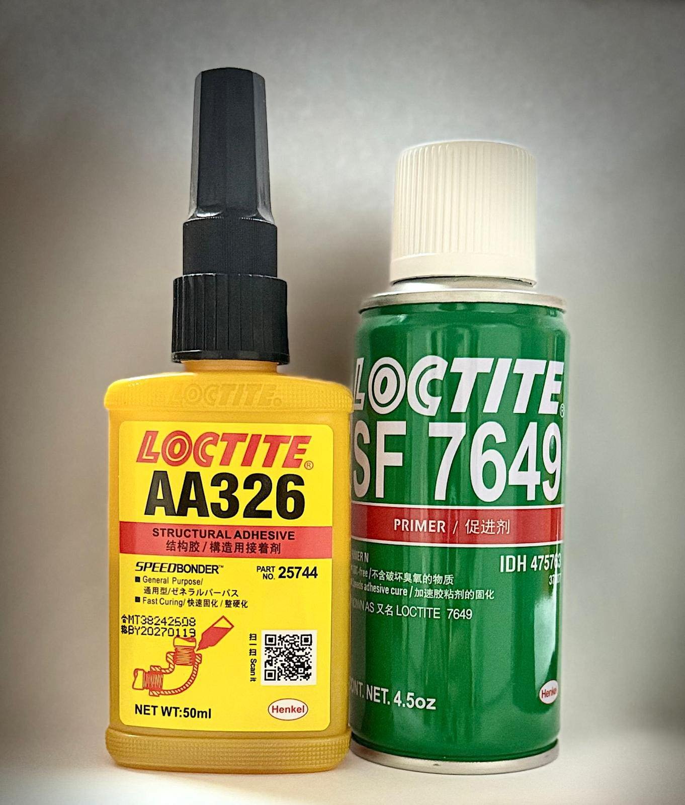 Pega Espejo Loctite kit Adhesivo + Spray Primer